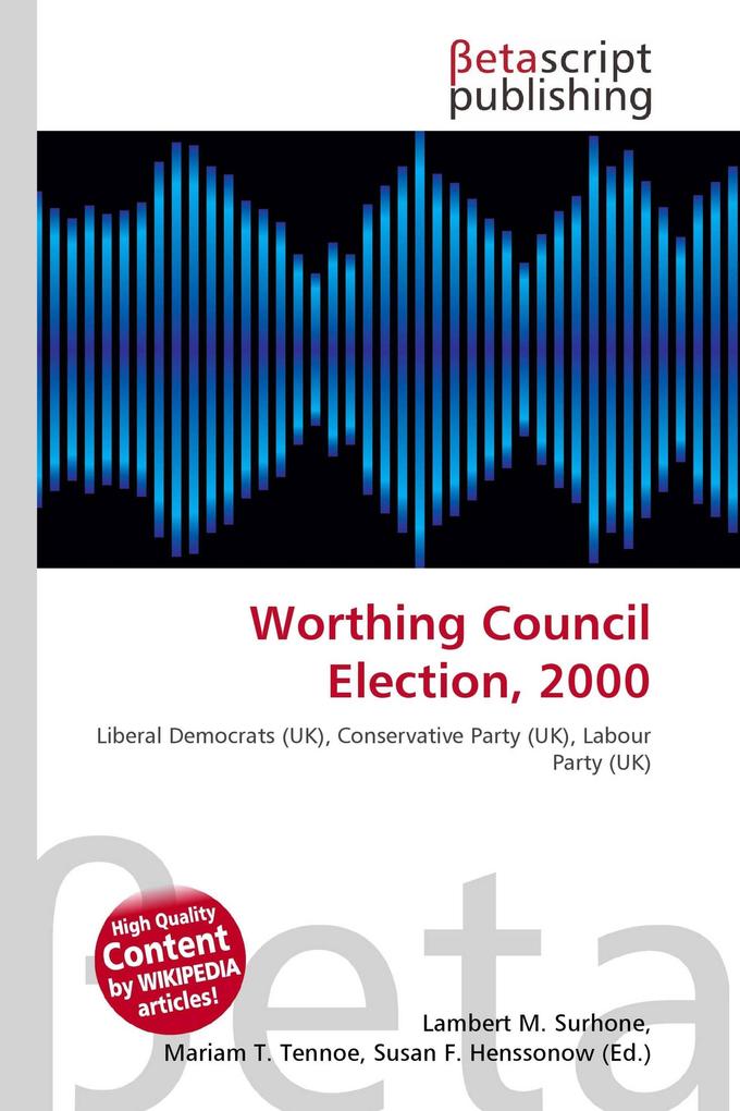 Worthing Council Election 2000