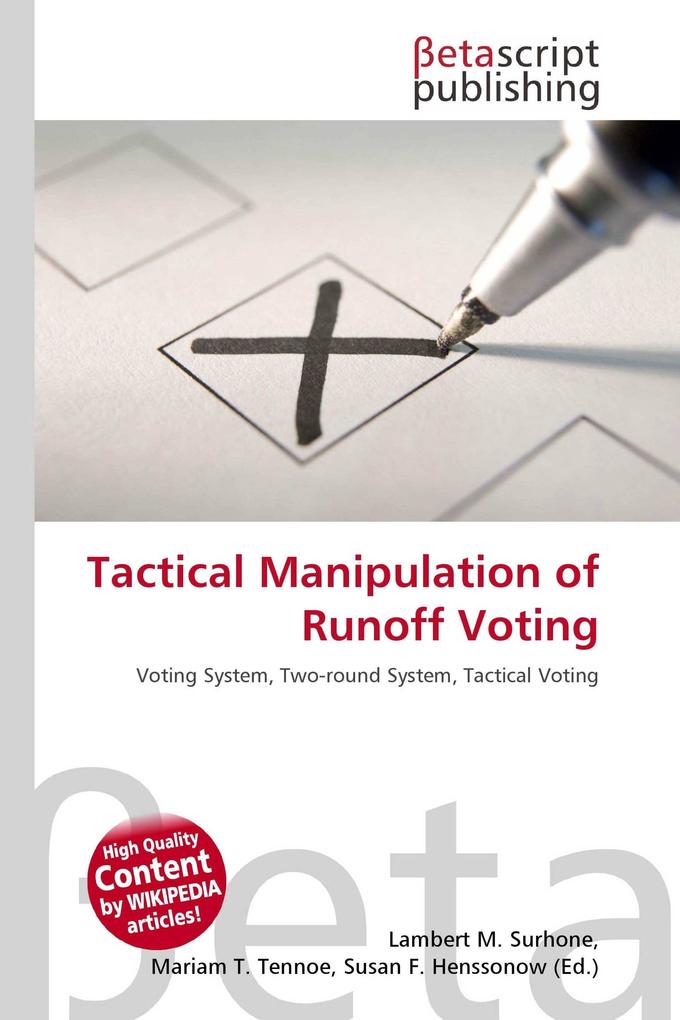 Tactical Manipulation of Runoff Voting