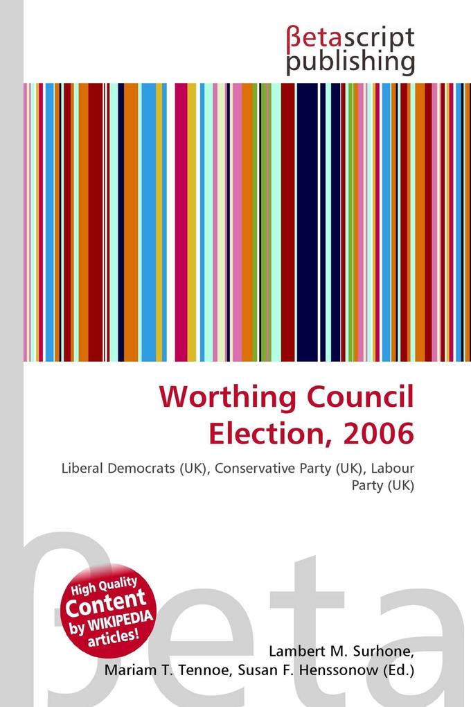 Worthing Council Election 2006