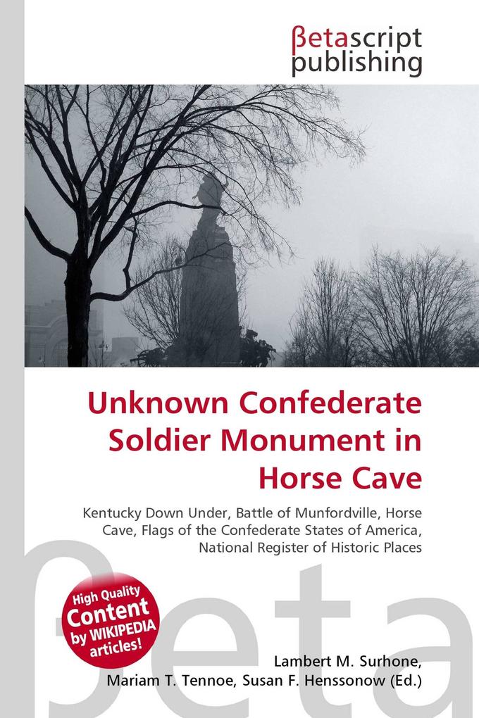 Unknown Confederate Soldier Monument in Horse Cave