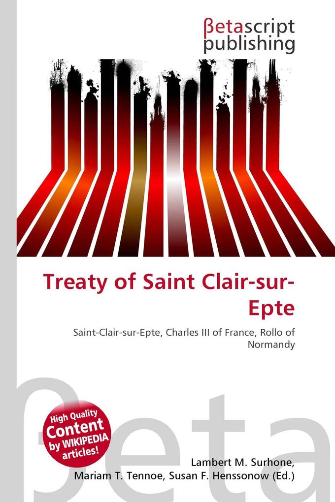 Treaty of Saint Clair-sur-Epte