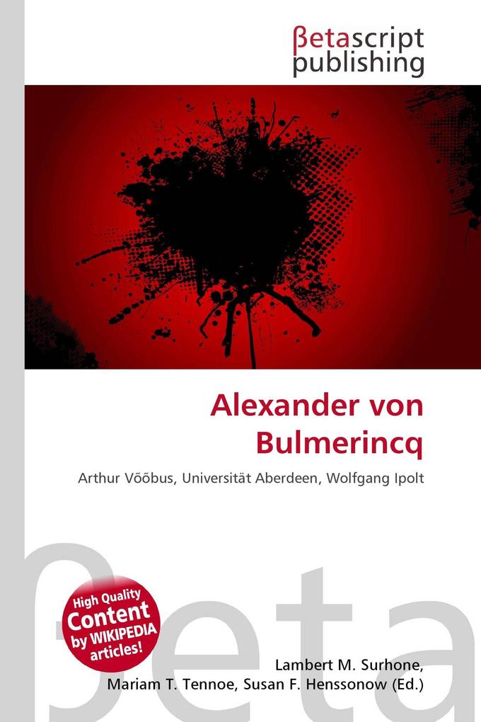 Alexander von Bulmerincq