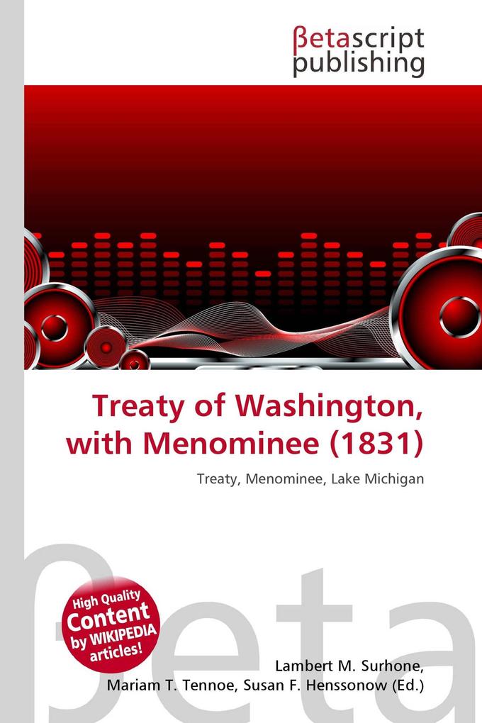 Treaty of Washington with Menominee (1831)