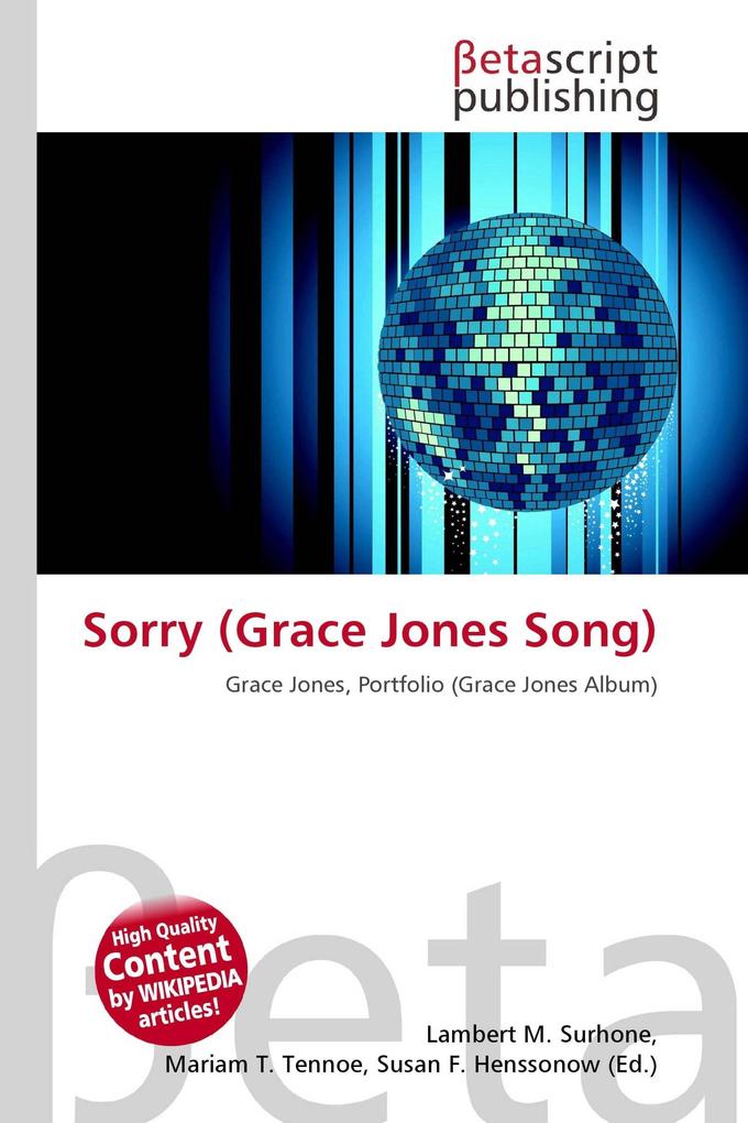 Sorry (Grace Jones Song)