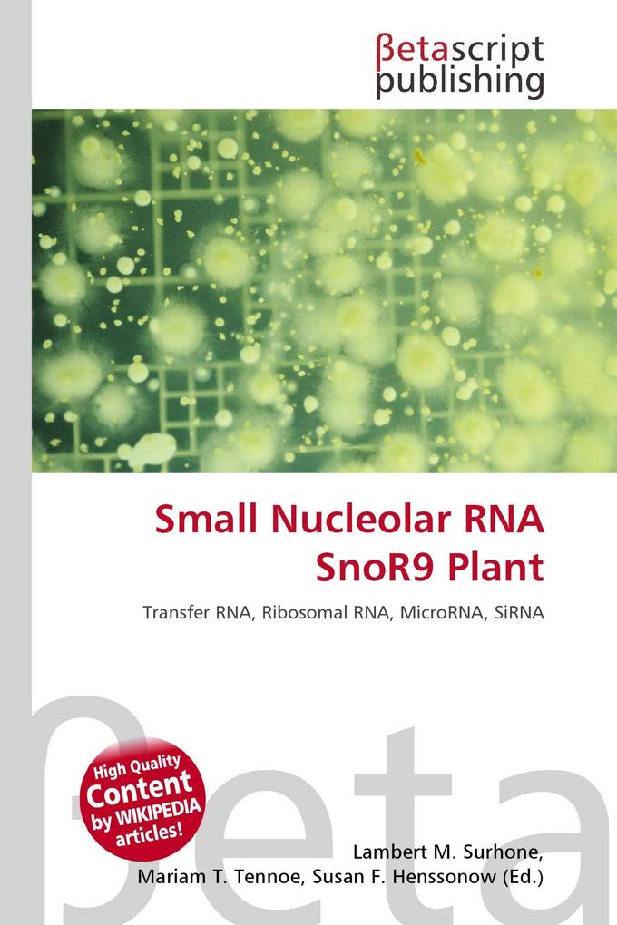 Small Nucleolar RNA SnoR9 Plant