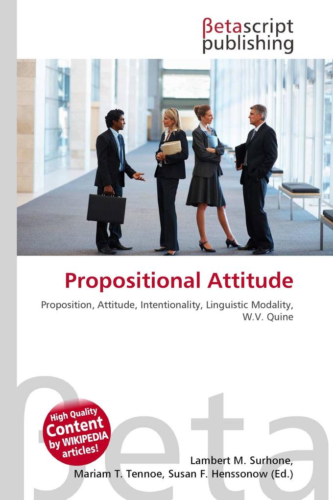 Propositional Attitude