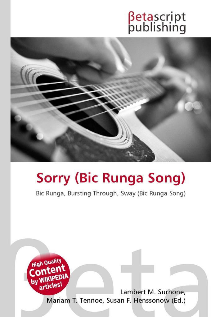 Sorry (Bic Runga Song)