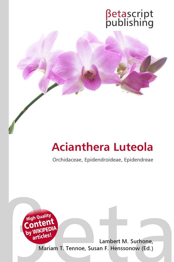Acianthera Luteola