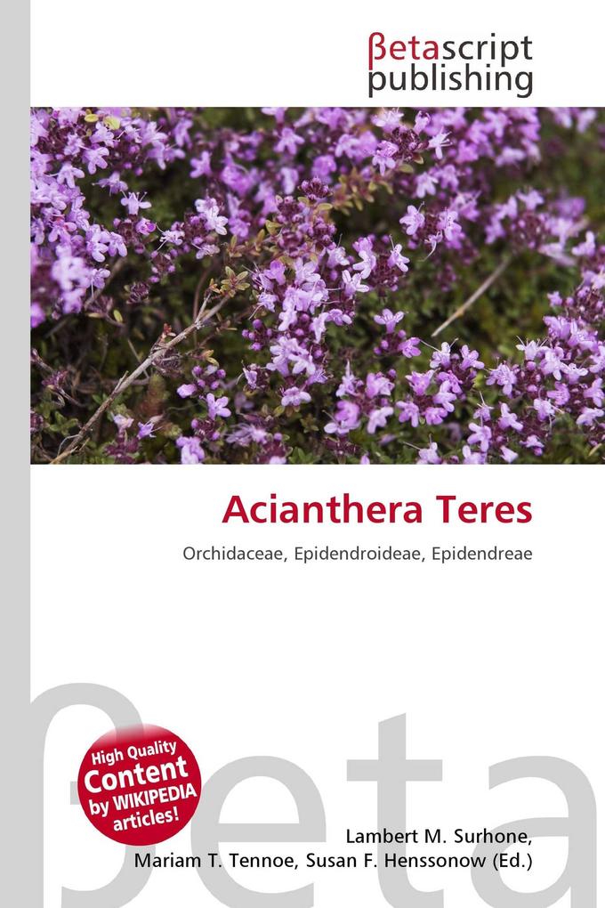 Acianthera Teres