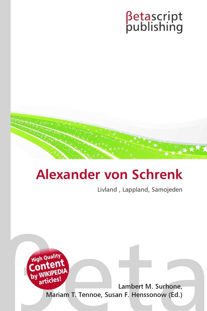 Alexander von Schrenk