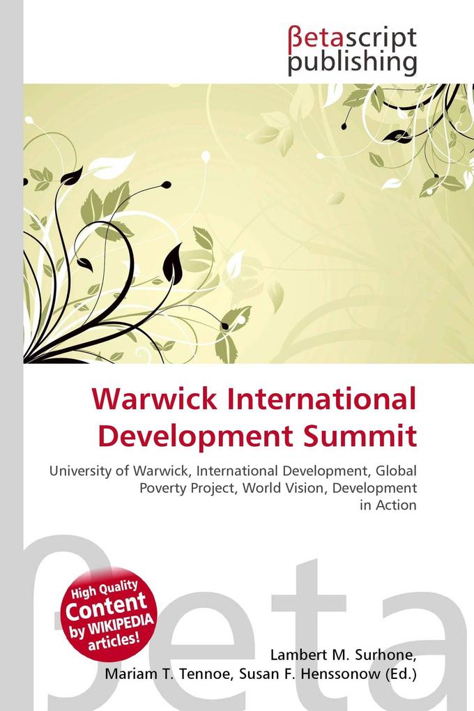 Warwick International Development Summit