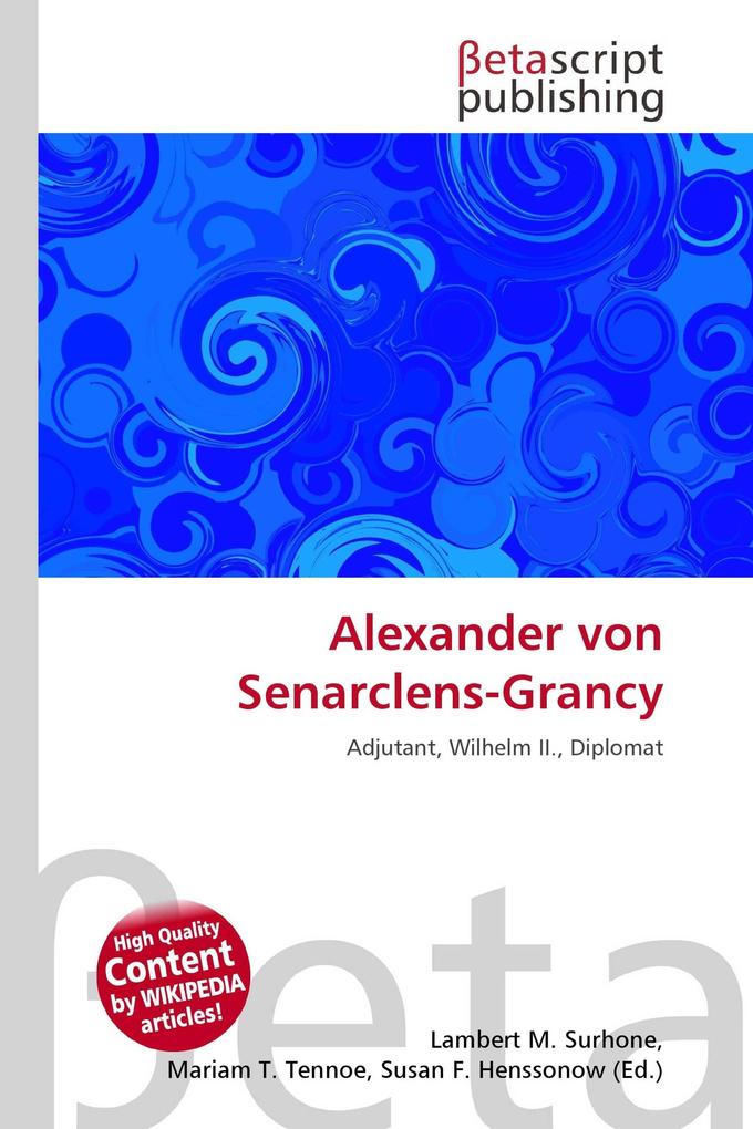Alexander von Senarclens-Grancy