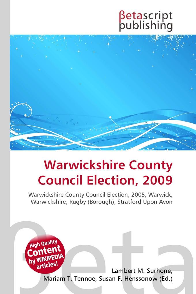 Warwickshire County Council Election 2009