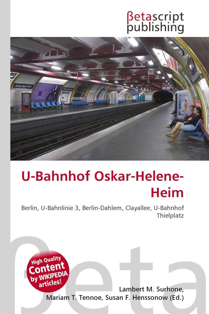 U-Bahnhof Oskar-Helene-Heim