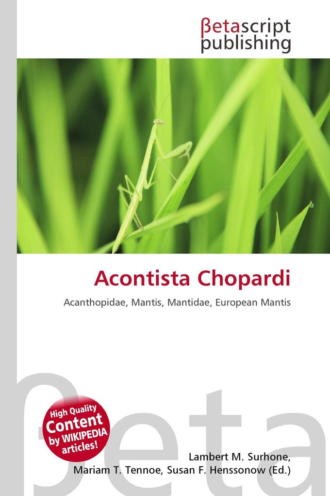 Acontista Chopardi