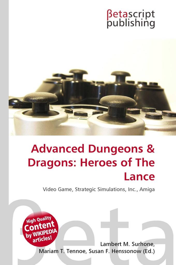 Advanced Dungeons & Dragons: Heroes of The Lance