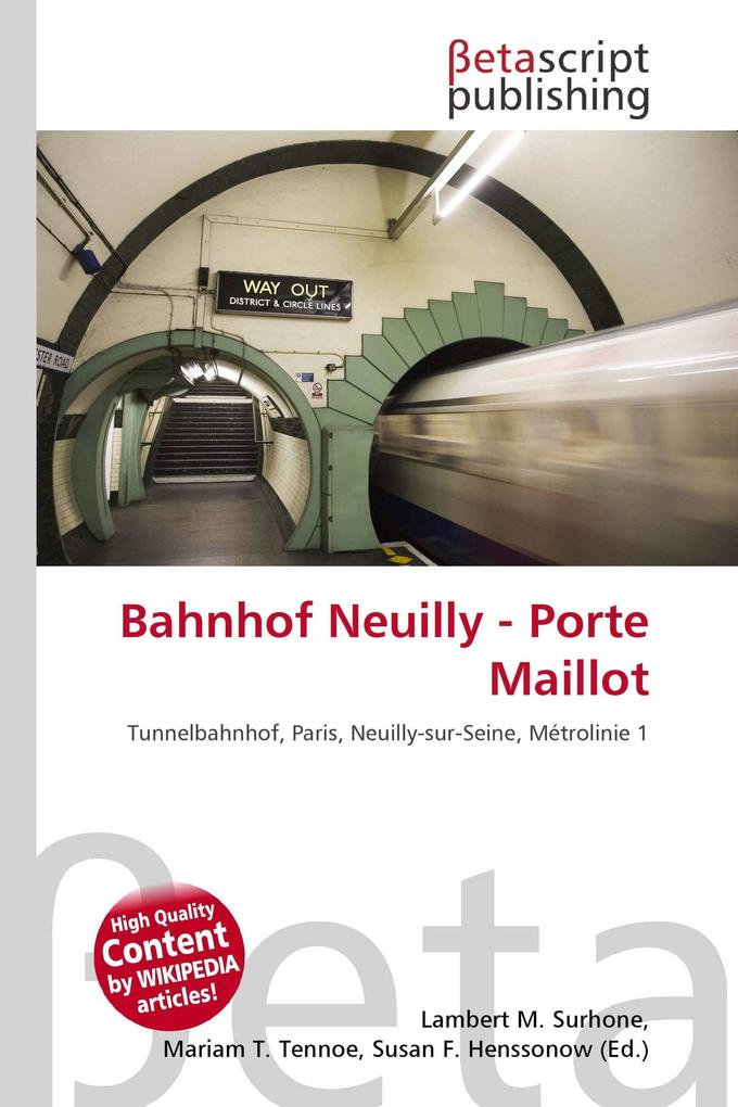 Bahnhof Neuilly - Porte Maillot