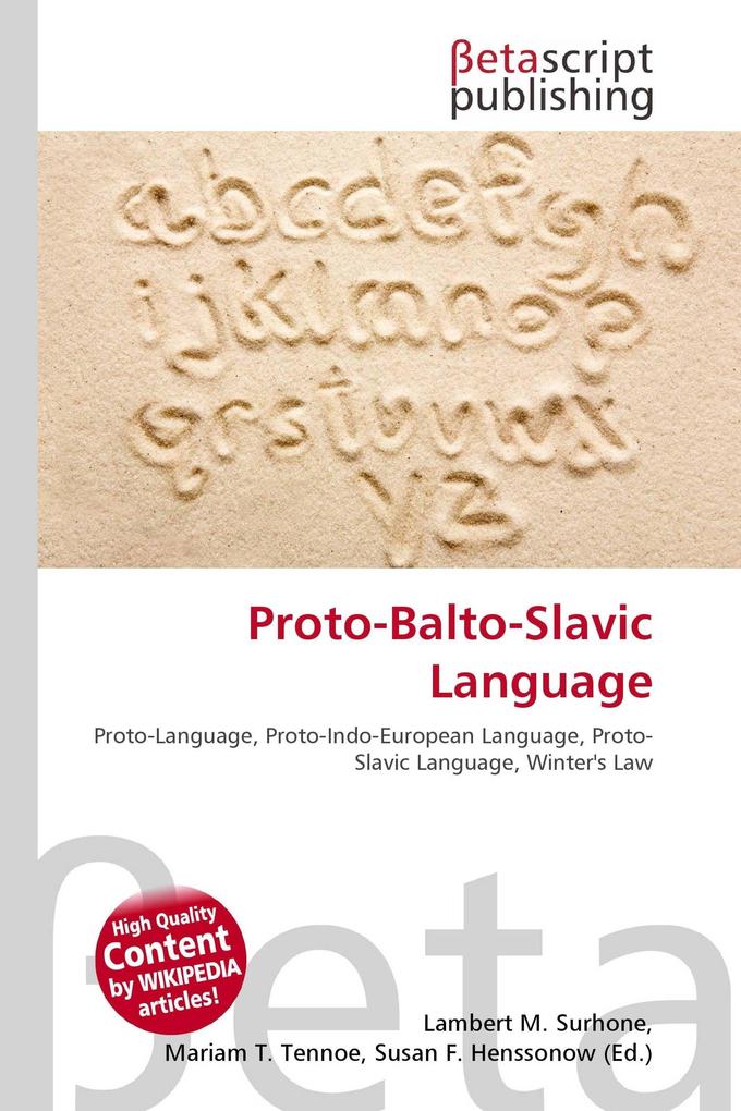 Proto-Balto-Slavic Language