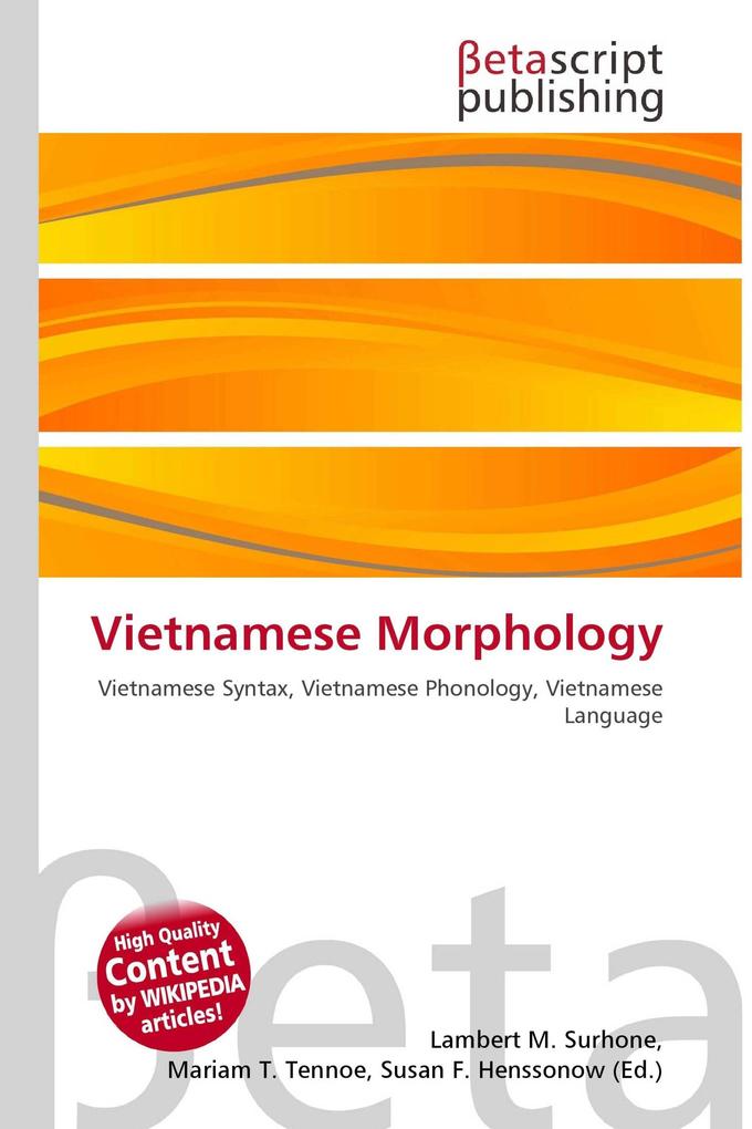Vietnamese Morphology