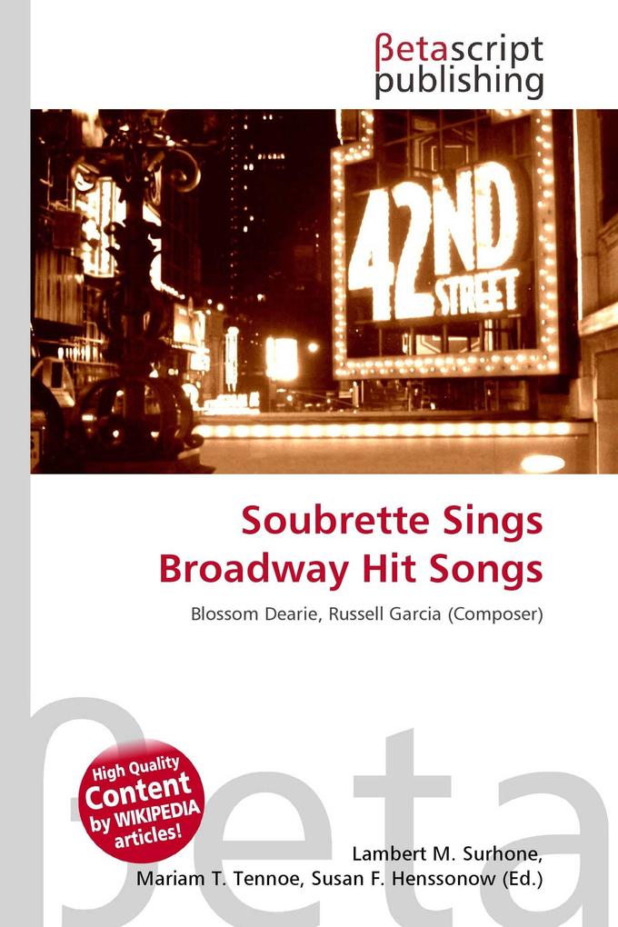 Soubrette Sings Broadway Hit Songs