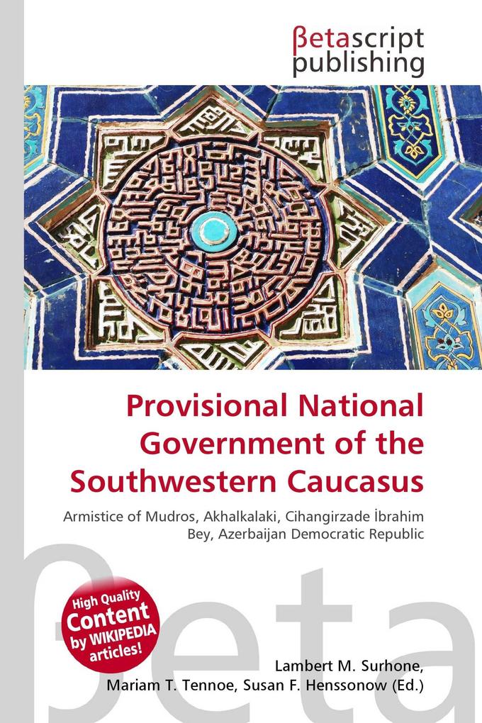 Provisional National Government of the Southwestern Caucasus