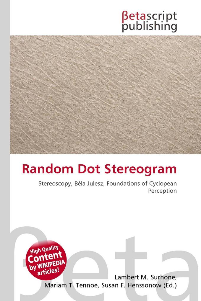 Random Dot Stereogram