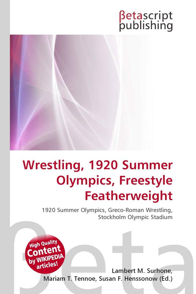 Wrestling 1920 Summer Olympics Freestyle Featherweight