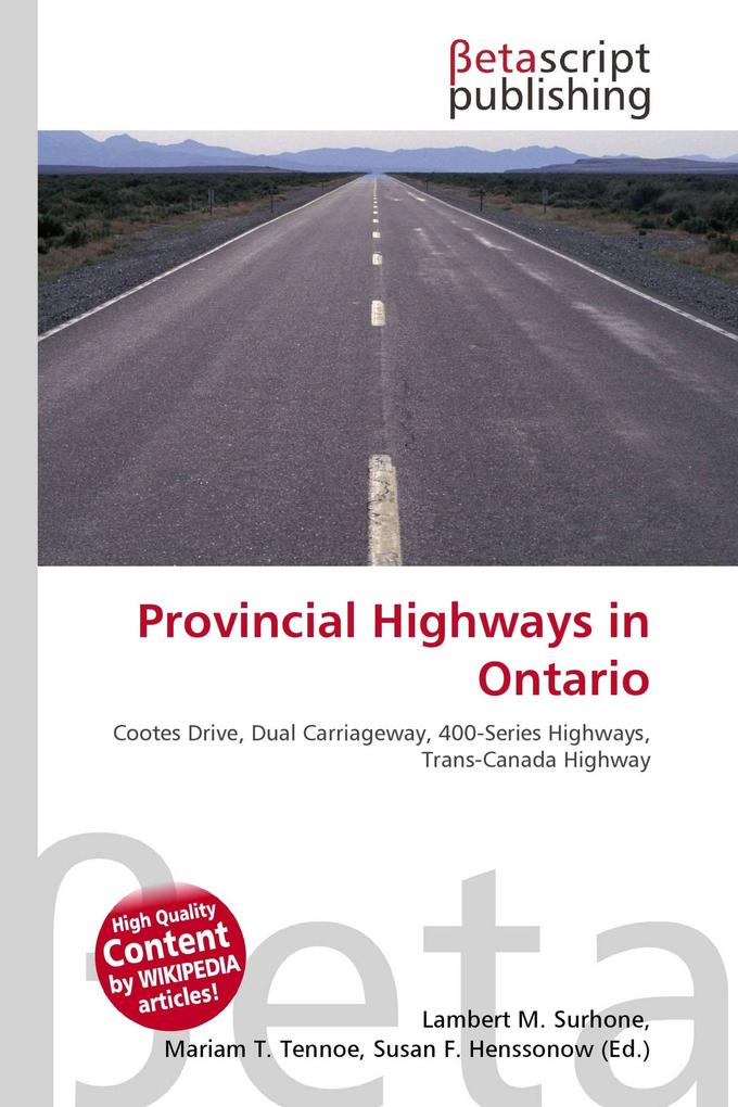 Provincial Highways in Ontario