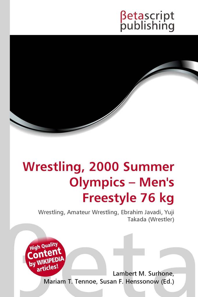 Wrestling 2000 Summer Olympics - Men's Freestyle 76 kg