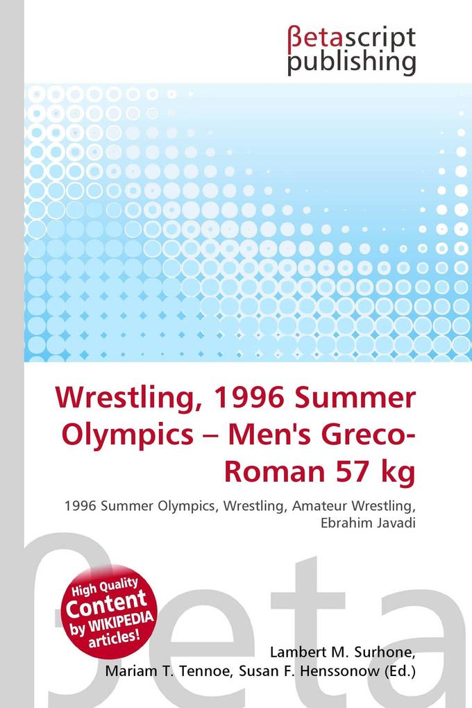 Wrestling 1996 Summer Olympics - Men's Greco-Roman 57 kg