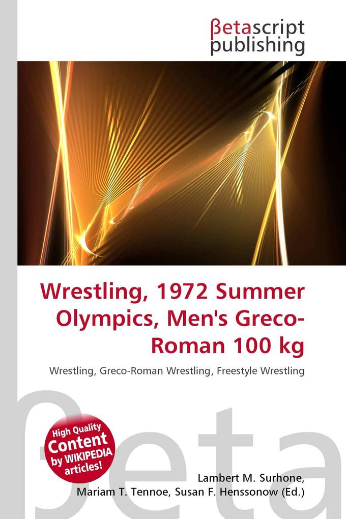 Wrestling 1972 Summer Olympics Men's Greco-Roman 100 kg