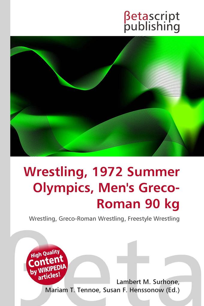 Wrestling 1972 Summer Olympics Men's Greco-Roman 90 kg