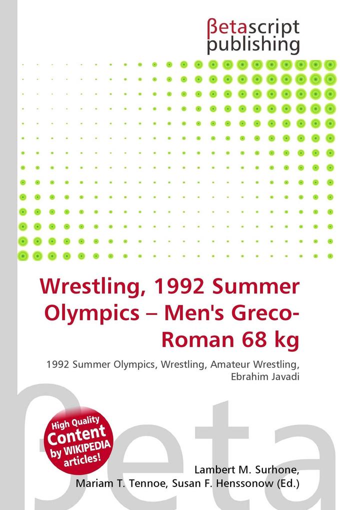 Wrestling 1992 Summer Olympics - Men's Greco-Roman 68 kg