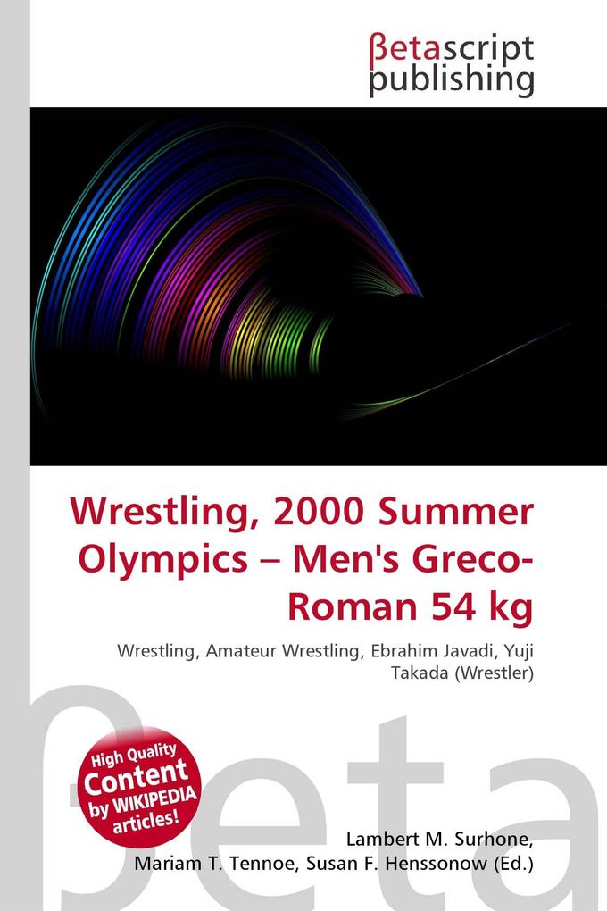 Wrestling 2000 Summer Olympics - Men's Greco-Roman 54 kg