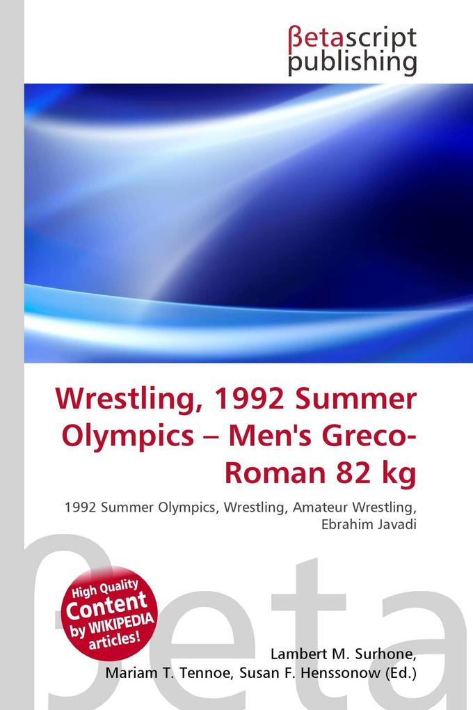 Wrestling 1992 Summer Olympics - Men's Greco-Roman 82 kg