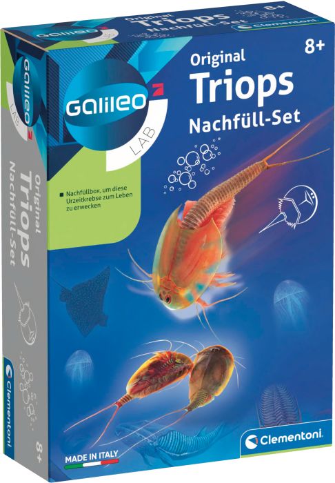 Clementoni - Galileo - Original Triops - Nachfüllset