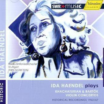Ida Haendel plays Khachaturian and Bartok Audio-CD