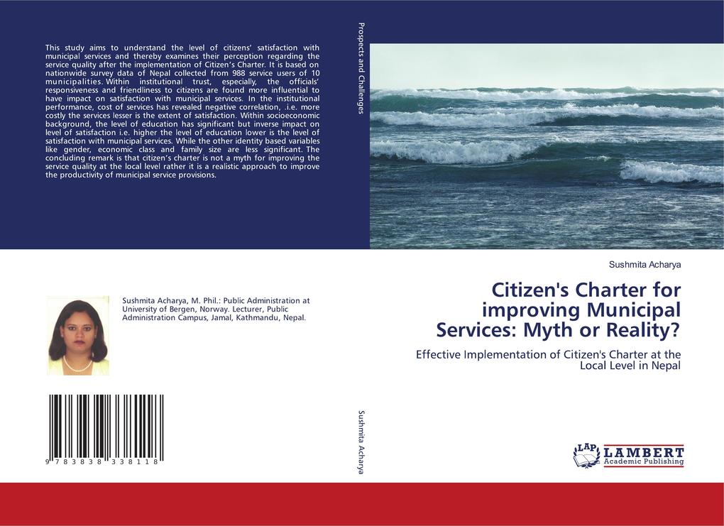 Citizen's Charter for improving Municipal Services: Myth or Reality?