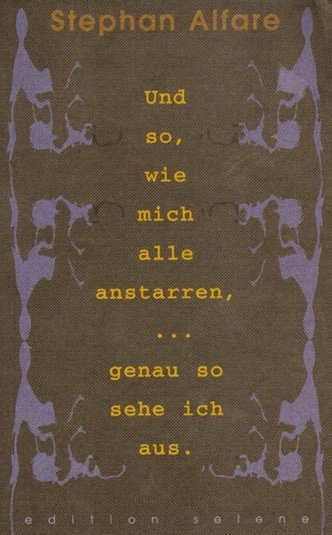 Und so wie mich alle anstarren ... genau so sehe ich aus.