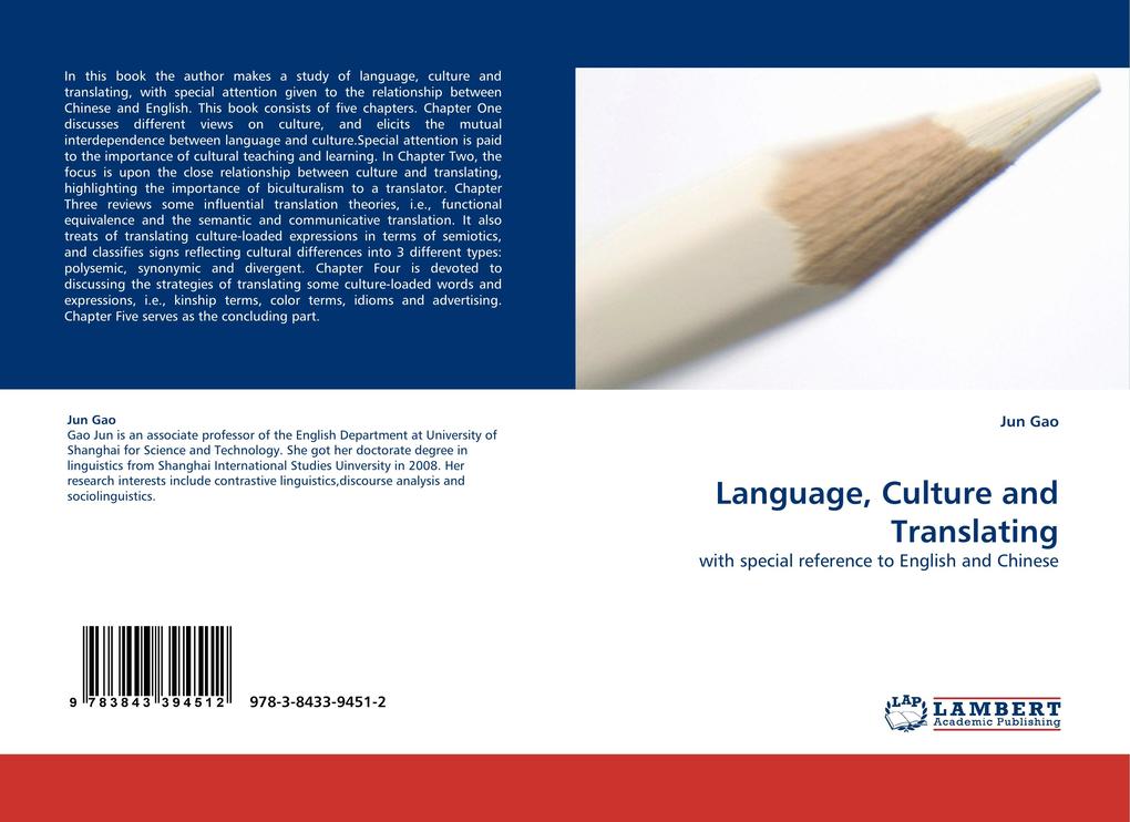 Language Culture and Translating - Jun Gao