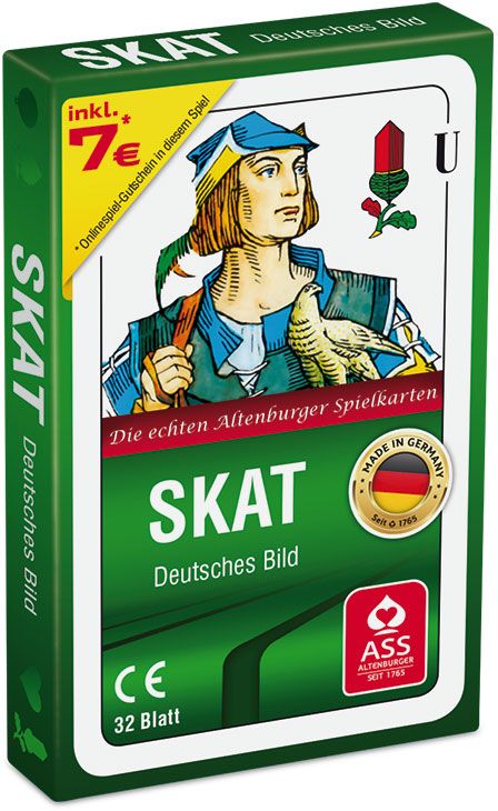 ASS Altenburger Spielkarten - Skat deutsches Bild in Faltschachtel