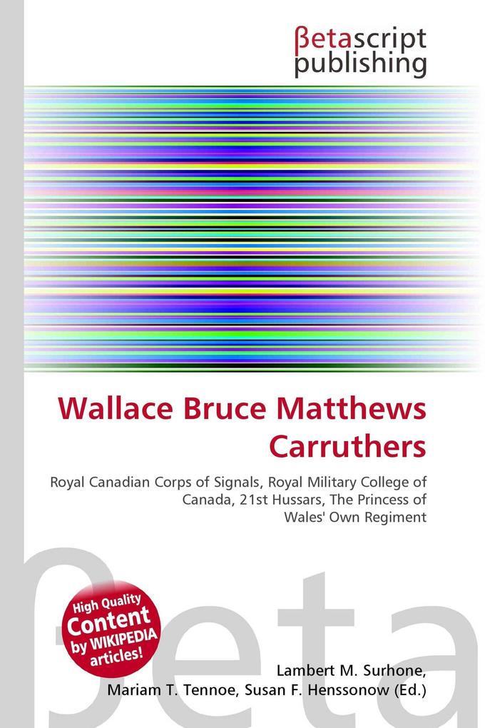 Wallace Bruce Matthews Carruthers