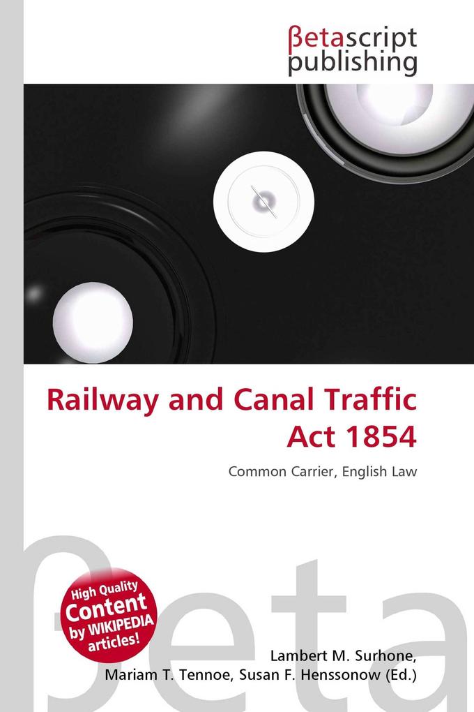 Railway and Canal Traffic Act 1854