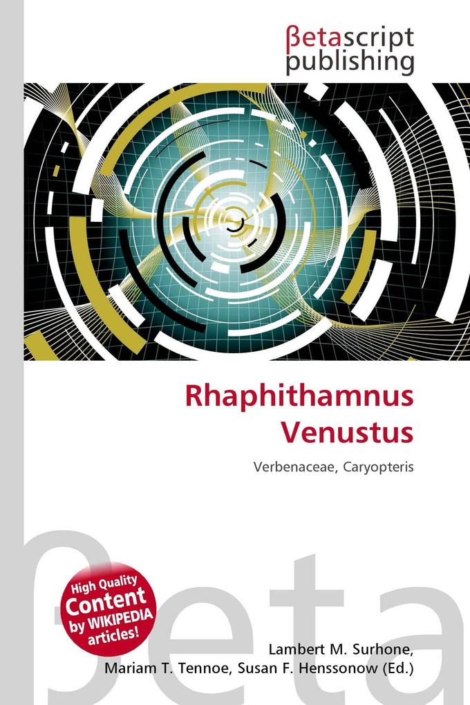 Rhaphithamnus Venustus
