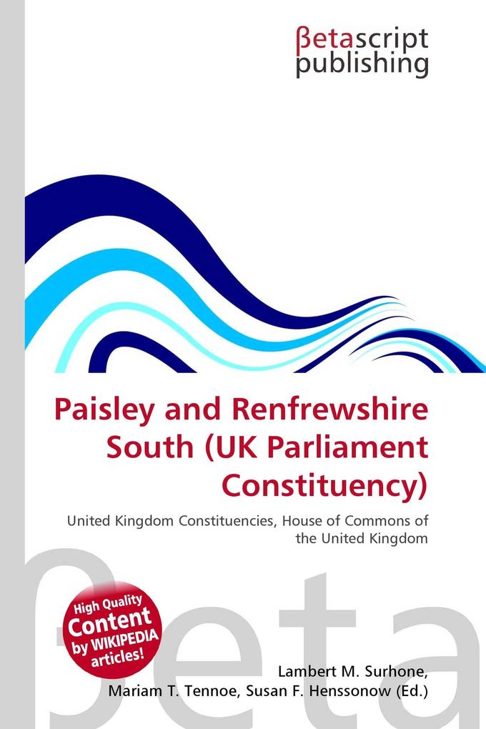 Paisley and Renfrewshire South (UK Parliament Constituency)