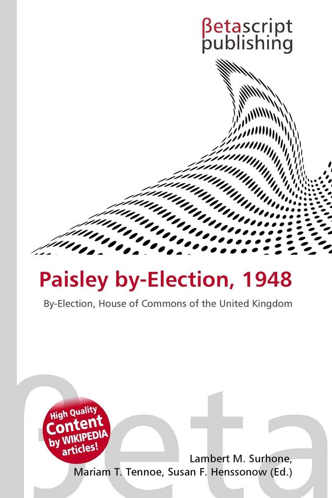 Paisley by-Election 1948