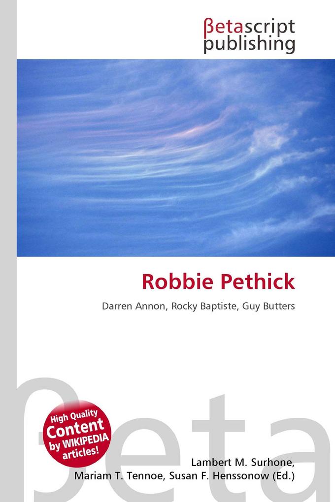 Robbie Pethick