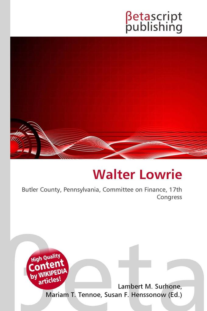 Walter Lowrie