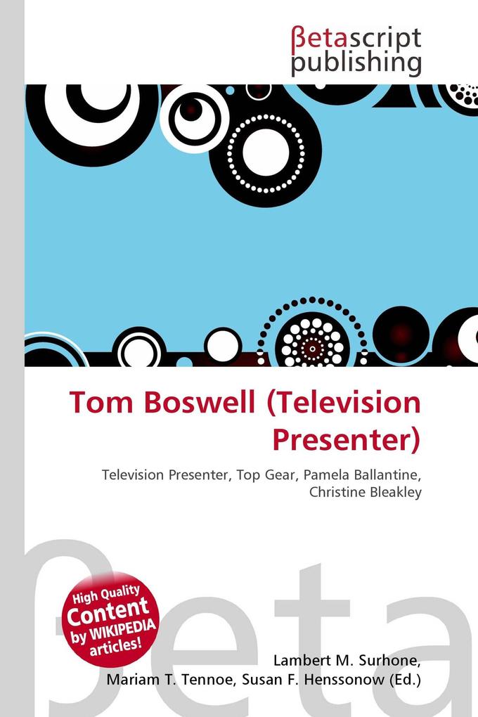 Tom Boswell (Television Presenter)