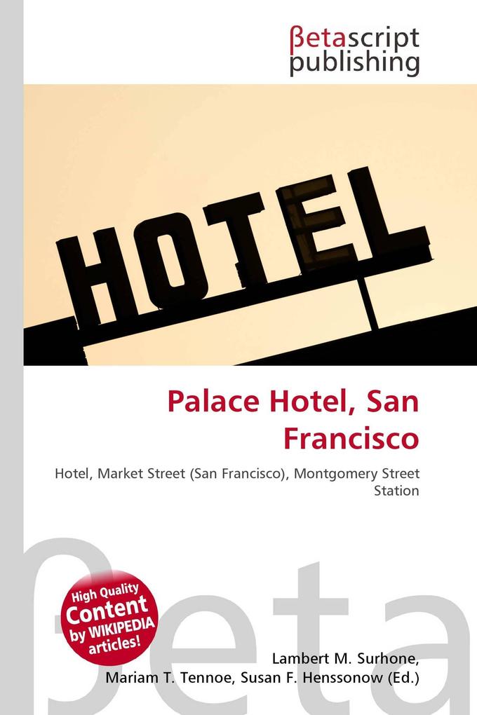 Palace Hotel San Francisco